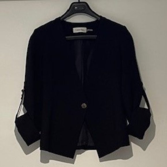 Calvin Klein Black Blazer Jacket - Picture 2 of 6